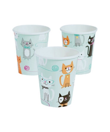 kitty cat cups birthday party boys girls