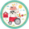 farm animals plates birthday party boys girls