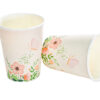 fancy butterfly tableware flowers cups birthday party girls