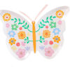 fancy butterfly tableware flowers plates birthday party girls