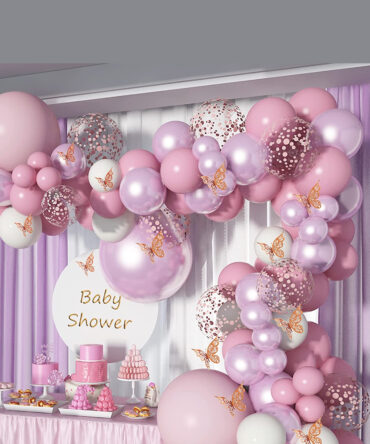 Pastel color balloons party decoration girl baby shower