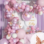 Pastel color balloons party decoration girl baby shower