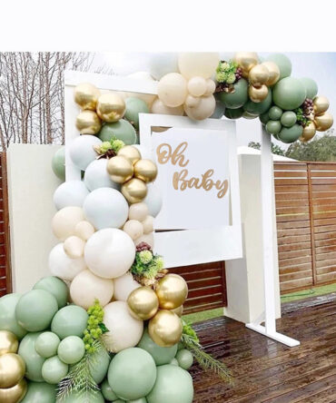 Wild nature color balloons party decoration girl baby shower