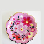 The perfect Garden Party dessert plates set of 8 - Pink