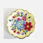 The perfect Garden Party large plates set of 8 - Yellow