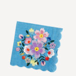 The perfect Garden Party napkins set of 16 - Blue