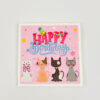 cat napkins birthday party girls boys