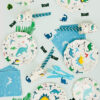 dinosaur tableware, dinosaur plates, dinosaur cups, dinosaur party, dinosaur birthday