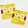 space robots napkins birthday party girls boys robot themed party tableware