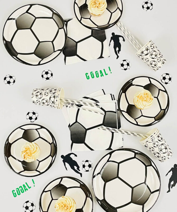 soccer futbol plates cups napkins decorations birthday party girls boys