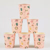 pink animals zoo cups birthday party girls boys