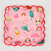 pink animals zoo plates birthday party girls boys