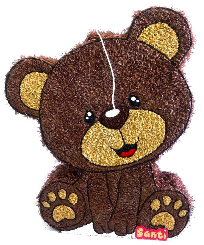 Teddy bear piñata, first year piñata